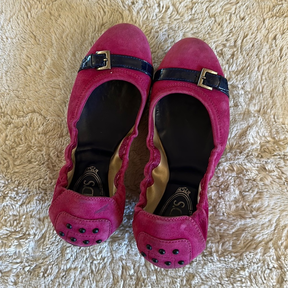 Tod's Ballet Driving flats size 36(US size 6)suede